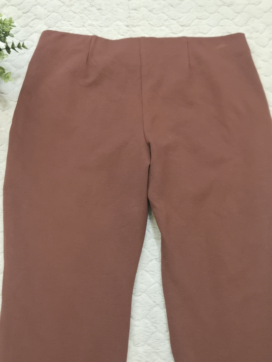 Chico's Rust Brown Stretch Ankle Office Dress Slacks, Chico's 2.5 - US 14 - Picture 6 of 8